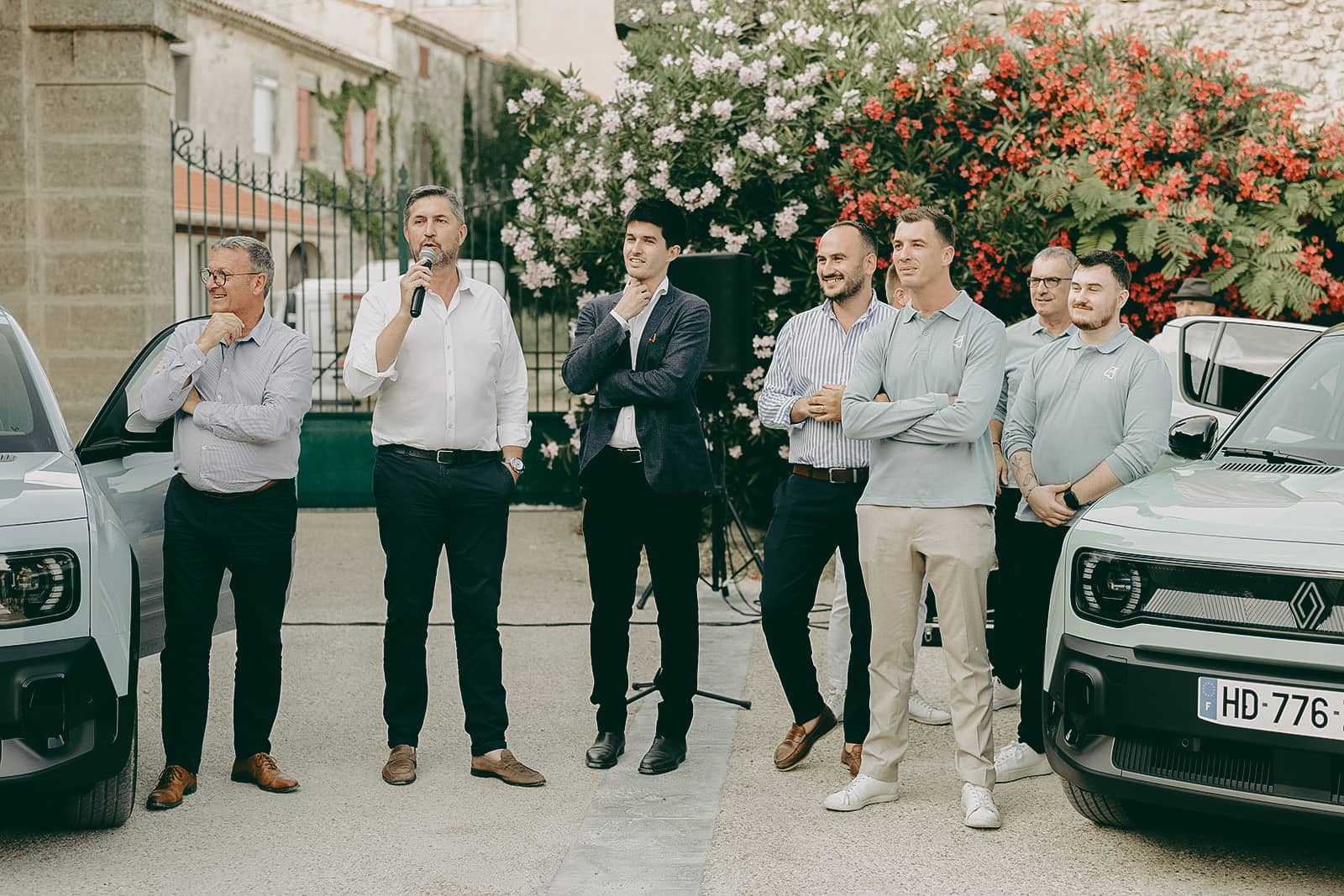 Domaine la Grande Canague - évènement professionnel - lancement de la renault 4